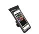 картинка Тримач-чохол телефону 210х105мм на кермо, Ziplock, сенсорна плівка, вологозахисний, швидкознімний, регульований, чорний 1
