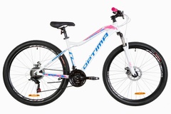 фото Велосипед 27.5" Optimabikes ALPINA AM 14G DD Al 2019 (бело-розовый с голубым)