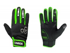 фото Перчатки ONRIDE PLEASURE черный/зеленый
