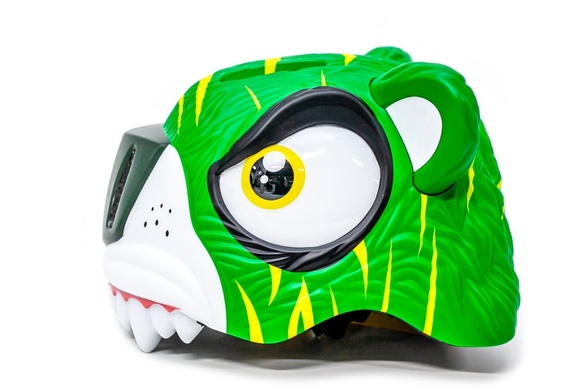 фото Шлем детский CIGNA "Зеленый тигр" размер S (49-55 см)