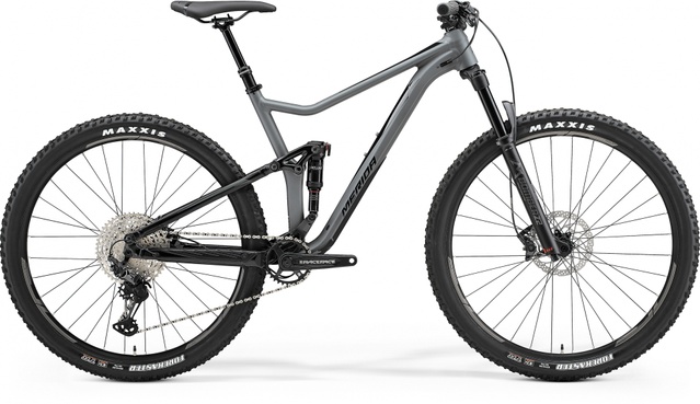 Велосипед двухподвес 29" Merida ONE-TWENTY 600 (2021) matt grey/glossy black, XL - 184 - 197 см, 180 - 190 см, 190 - 200 см