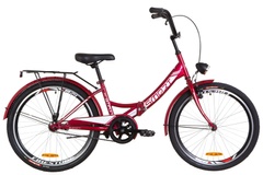 фото Велосипед 24" Formula SMART 14G тормозная St с багажником зад St, с крылом St, с фонарём 2019 (красный)