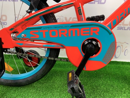 фото Велосипед 18" Formula STORMER 14G Al с крылом Pl 2019 (красный)