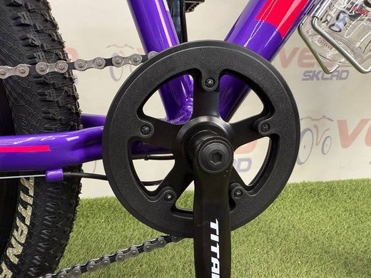 фото Велосипед підлітковий Titan Calypso 24" 2024 фіолетовий