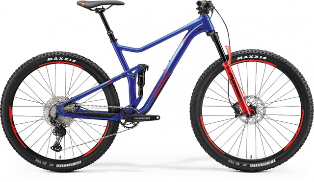 Велосипед двухподвес 29" Merida ONE-TWENTY 600 (2021) dark blue, S - 160 - 173 см, 160 - 170 см, 170 - 180 см