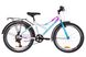 картинка Велосипед 24" Discovery FLINT MC 14G Vbr St с багажником зад St, с крылом St 2019 (бело-голубой с розовым) 2