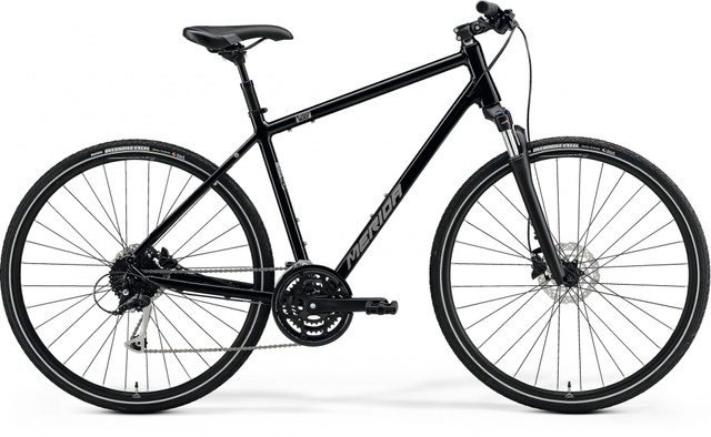 фото Велосипед гибридный 28" Merida CROSSWAY 100 (2023) glossy black
