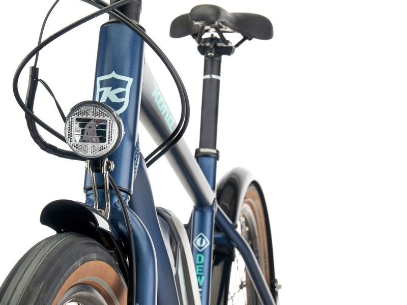 фото Електровелосипед 27,5" Kona Dew-E Satin Metallic Gose Blue