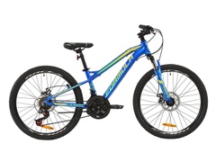 фото Велосипед AL 24" Formula BLACKWOOD 2.0 AM DD 2020 (сине-желто-салатовый)