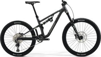 фото Велосипед MERIDA ONE-SIXTY FR 600 silk dark silver (grey/black) 2024