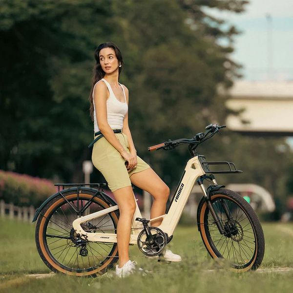 фото 26" Електровелосипед Mihogo Air Carbon жовтий