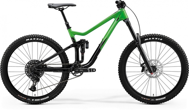 Велосипед двухподвес 27.5" Merida ONE-SIXTY 3000 (2020) flashy green / glossy black, L - 177 - 190 см, 170 - 180 см, 180 - 190 см