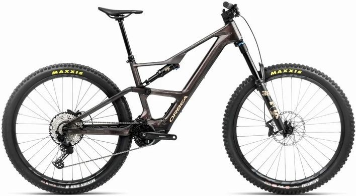 фото Велосипед горный 29" Orbea RISE LT M20 420W (2025) cosmic carbon /golden sand gloss
