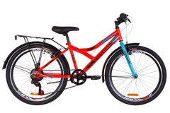 фото Велосипед 24" Discovery FLINT MC 14G Vbr St с багажником зад St, с крылом St 2019 (оранжевый )