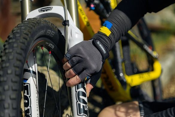 фото Рукавички ONRIDE TID 20 UA смужки колір чорний розмір M