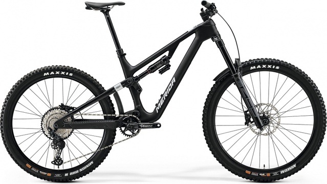 Велосипед двопідвіс 29-27.5" Merida ONE-SIXTY 6000 (2023) silk black, L - 178 - 185 см, 170 - 180 см, 180 - 190 см