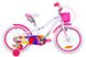 картинка Велосипед 18" Formula CREAM 14G Al с крылом St, с корзиной Pl 2019 (бело-розовый) 2