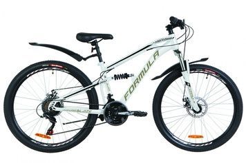 фото Велосипед 26" Formula BLAZE AM2 14G DD St с крылом Pl 2019 (бело-черный)