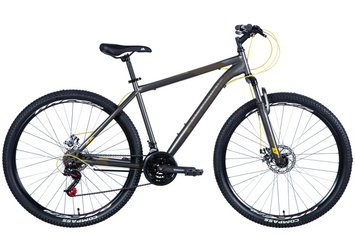 фото Велосипед гірський 26" Discovery RIDER DD 2024 темно-сріблястий