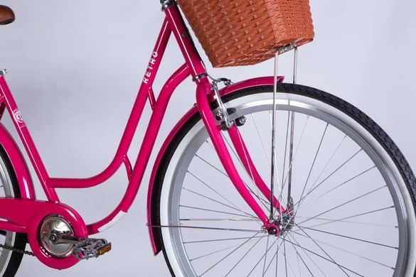 фото Велосипед ST 28" Dorozhnik RETRO Velosteel розовый 2025