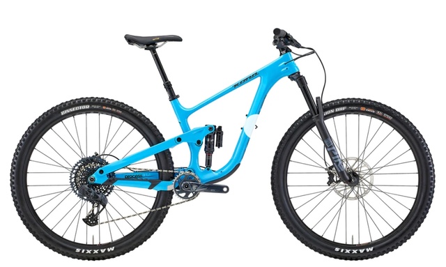 Велосипед двухподвес 27.5" Kona Process 134 CR/DL Gloss Azure, XL - 185 - 196 см, 180 - 190 см, 190 - 200 см