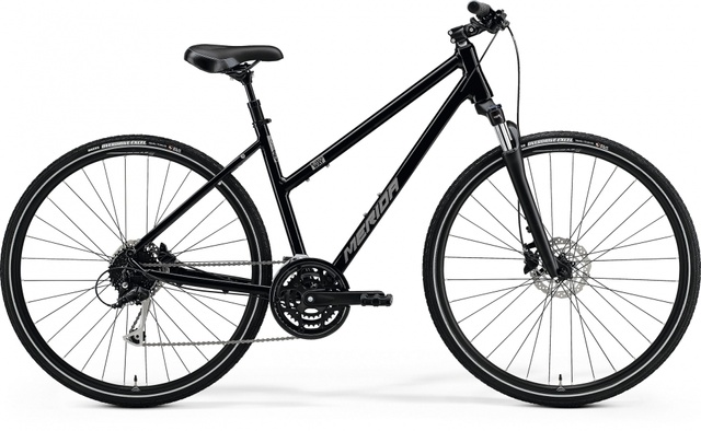фото Велосипед женский 28" Merida CROSSWAY 100-L (2022) glossy black
