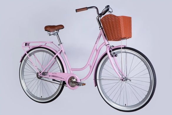 фото Велосипед ST 28" Dorozhnik RETRO Velosteel світло-рожевий 2025