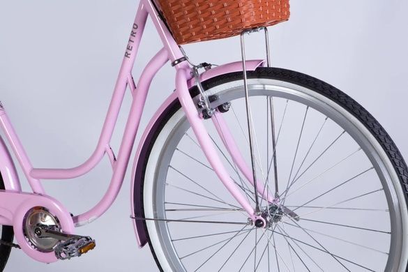 фото Велосипед ST 28" Dorozhnik RETRO Velosteel світло-рожевий 2025