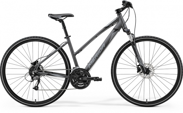 фото Велосипед жіночий 28" Merida CROSSWAY 40 L (2021) silk anthracite(grey/black)