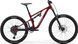 картинка Велосипед MERIDA ONE-SIXTY FR 400 silk dark strawberry (grey/blk) 2024 1