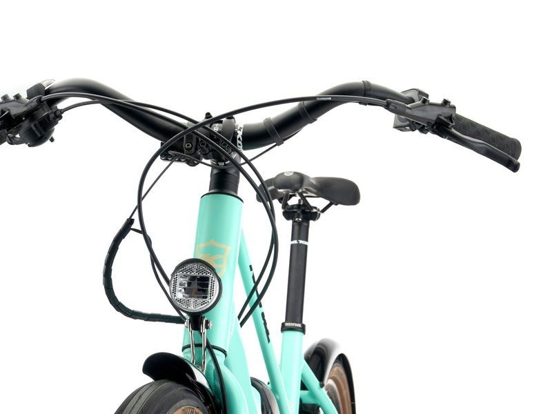 фото Электровелосипед 27,5" Kona Ecoco Satin Cr&egrave;me de Menthe