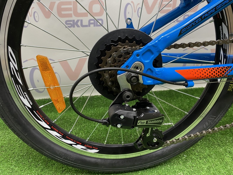 фото Велосипед AL 20" Formula ACID 1.0 Vbr 2021 (сине-черно-оранжевый)
