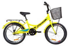 фото Велосипед 20" Formula SMART 14G St с багажником зад St, с крылом St, с корзиной St 2019 (желтый)