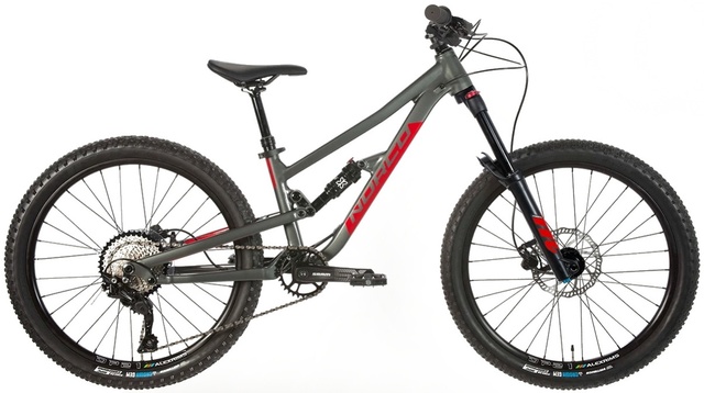 фото Велосипед підлітковий 24" Norco Fluid FS 4.2 (2023)  grey/red