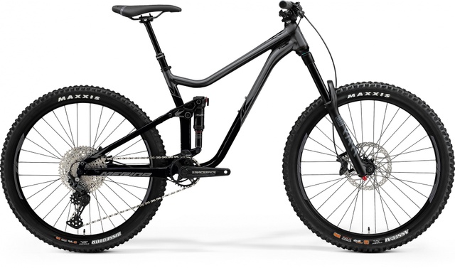 Велосипед двухподвес 27.5" Merida ONE-SIXTY 400 (2021) grey/sparkling black, М - 167 - 183 см, 160 - 170 см, 170 - 180 см, 180 - 190 см