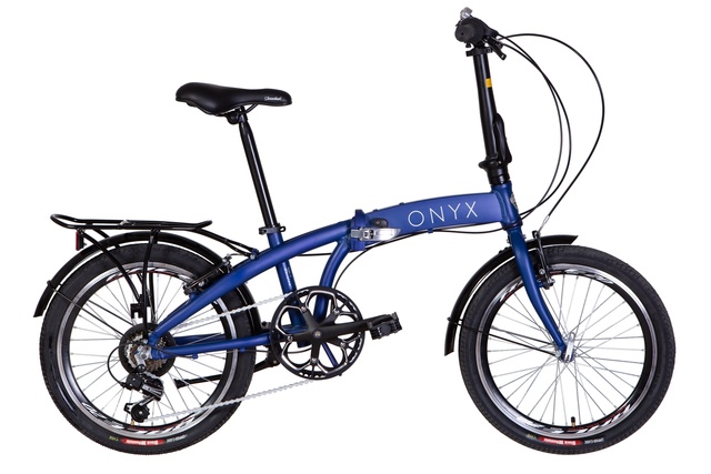 фото Велосипед 20" Dorozhnik ONYX складной 2022 (синий)