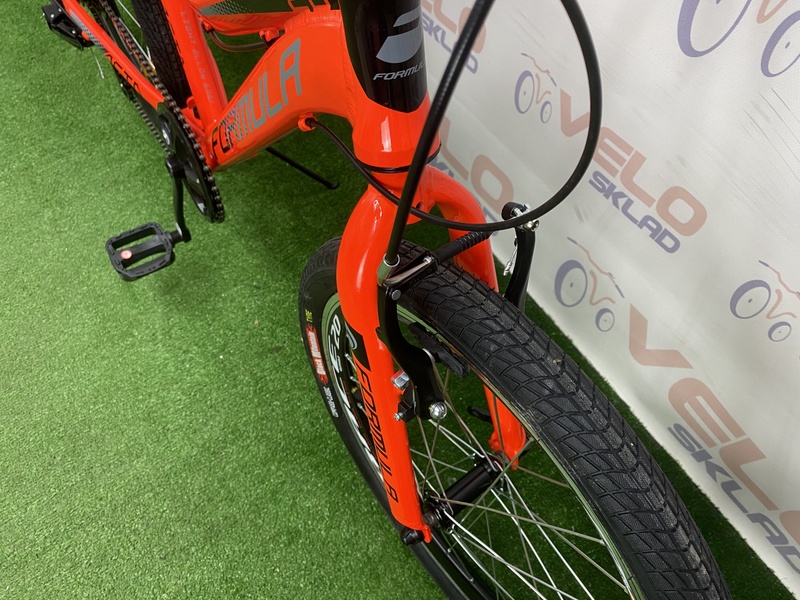 фото Велосипед AL 20" Formula ACID 1.0 Vbr 2020 (червоно-чорний)