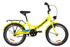фото Велосипед 20" Formula SMART 14G St с багажником зад St, с крылом St, с фонарём 2019 (желтый)