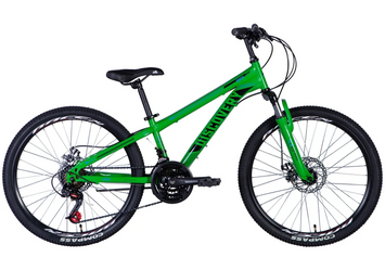фото Велосипед підлітковий 24" Discovery RIDER AM DD 2022 зелений