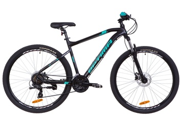 фото Велосипед 29" Optimabikes F-1 AM 14G HDD Al 2019 (черно-бирюзовый (м))