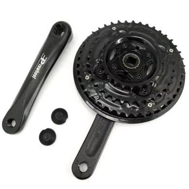 фото Шатун "квадрат" 170 мм, 48.38.28T MTB, алюмінієвий, чорний PROWHEEL