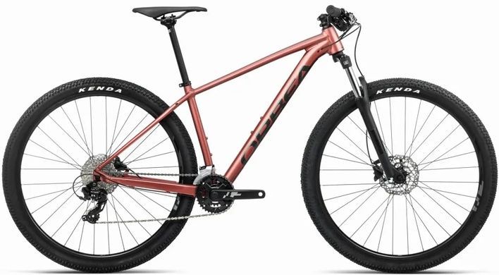 фото Велосипед гірський 27.5" Orbea ONNA 50 (2025) terracotta red matt/green gloss