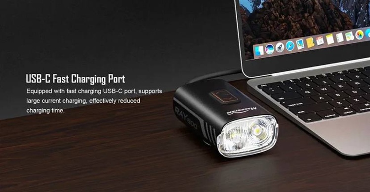 фото Фара Magicshine RAY 800 (800 lum) 1700 mAh, USB-С