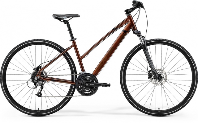 фото Велосипед женский 28" Merida CROSSWAY 40 L (2021) bronze(brown/black)