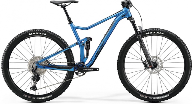 Велосипед двухподвес 29" Merida ONE-TWENTY 600 (2023) silk blue, M - 169 - 177 см, 160 - 170 см, 170 - 180 см