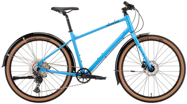 фото Велосипед городской 27,5" Kona Dew Deluxe (2023) Gloss Azure Blue