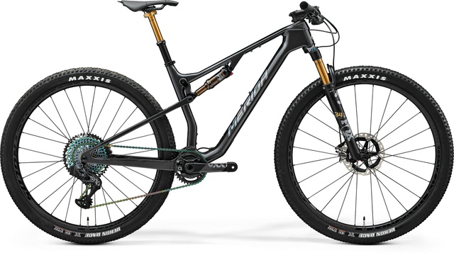 Велосипед горный 29" Merida NINETY-SIX RC 10K Dark silver (black/flash bcp), S - 160 - 168 см, 160 - 170 см