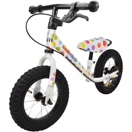 фото Біговел 12" Kiddimoto Super Junior MAX SUPER DOTTY металічний