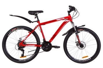 фото Велосипед 26" Discovery TREK AM 14G DD St с крылом Pl 2019 (красный акцент с синим)