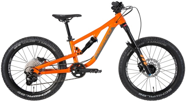 фото Велосипед детский 20" Norco Fluid FS 2.1 (2023) orange/charcoal